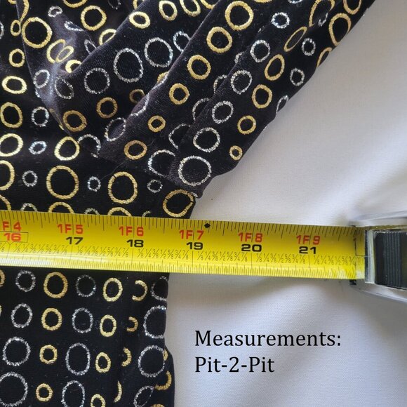 BRIGGS BLACK WITH GOLD/SILVER SPARKLE EVENING JACKET (Size: Petite Small) - Picture 13 of 14